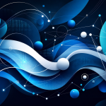 Illustrazione astratta di nodi e percorsi digitali interconnessi